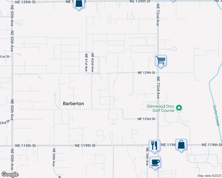 map of restaurants, bars, coffee shops, grocery stores, and more near 12711 Northeast 66th Avenue in Vancouver