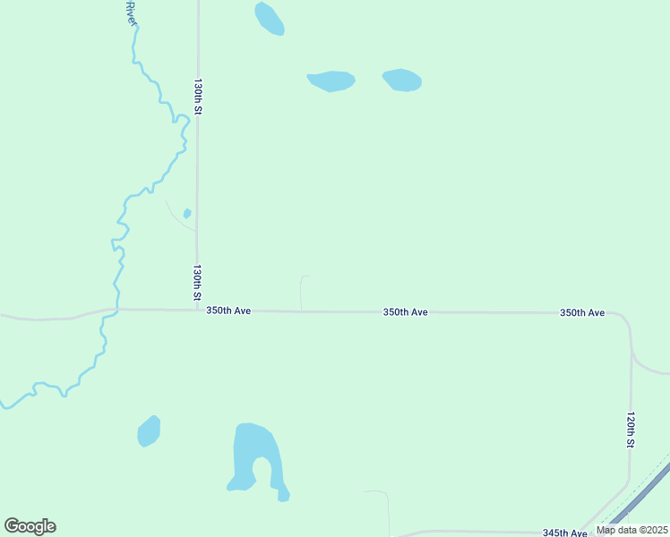 map of restaurants, bars, coffee shops, grocery stores, and more near 1273 350th Avenue in Siren