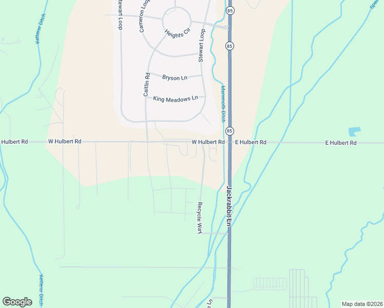 map of restaurants, bars, coffee shops, grocery stores, and more near 110 West Hulbert Road in Bozeman