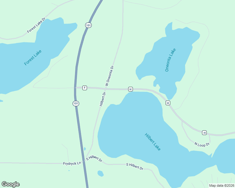 map of restaurants, bars, coffee shops, grocery stores, and more near 105 County Road F in Armstrong Creek