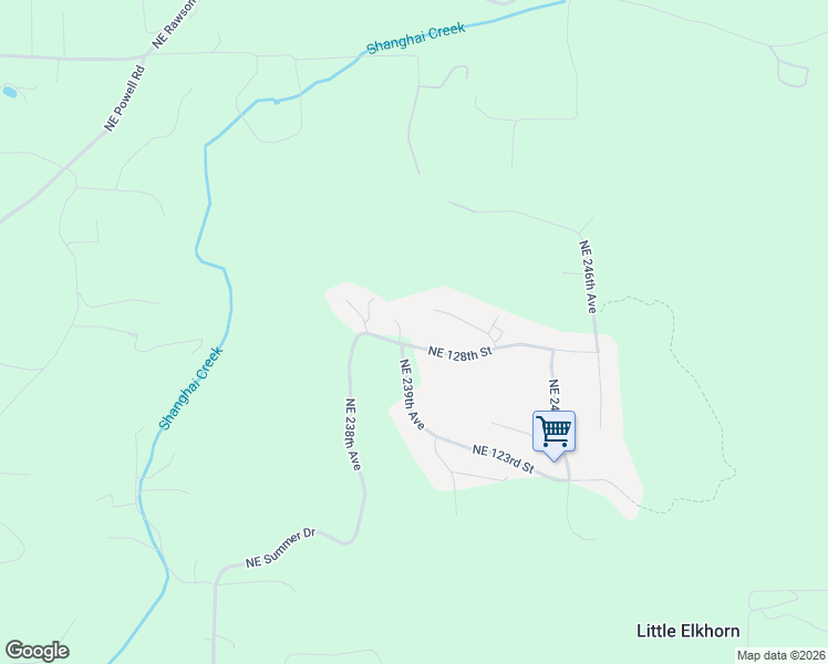 map of restaurants, bars, coffee shops, grocery stores, and more near 23902 Northeast 128th Street in Brush Prairie