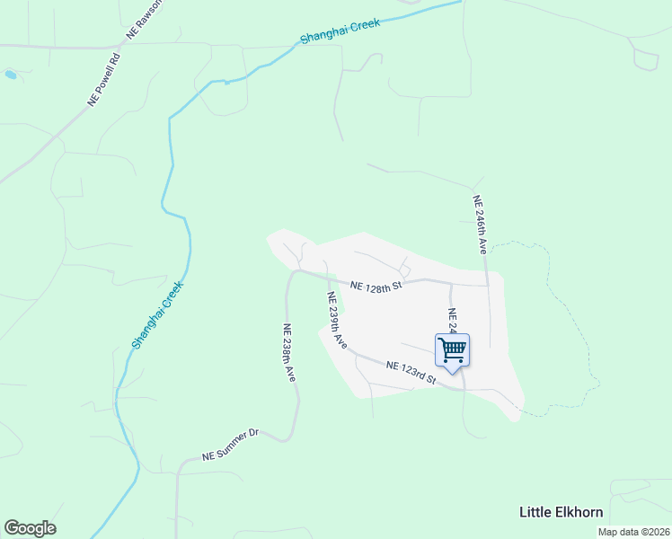 map of restaurants, bars, coffee shops, grocery stores, and more near 23902 Northeast 128th Street in Brush Prairie
