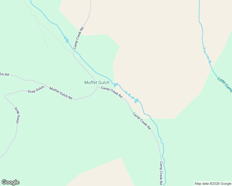 map of restaurants, bars, coffee shops, grocery stores, and more near Camp Creek Road in Twin Bridges