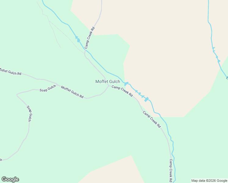 map of restaurants, bars, coffee shops, grocery stores, and more near Camp Creek Road in Twin Bridges