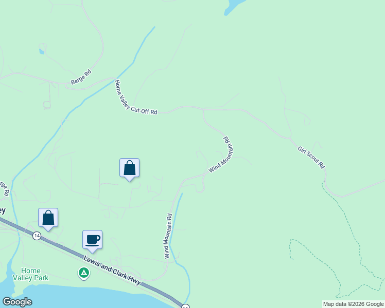 map of restaurants, bars, coffee shops, grocery stores, and more near 661 Wind Mountain Road in Stevenson