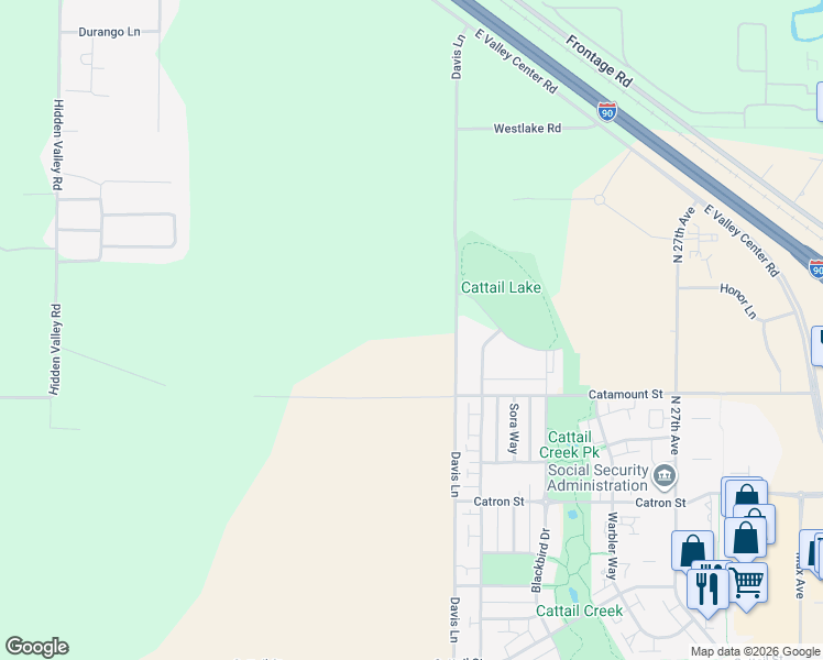 map of restaurants, bars, coffee shops, grocery stores, and more near 3495 Fen Way in Bozeman
