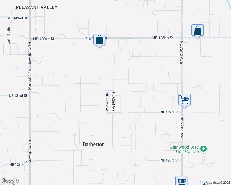 map of restaurants, bars, coffee shops, grocery stores, and more near 13109 Northeast 62nd Avenue in Vancouver