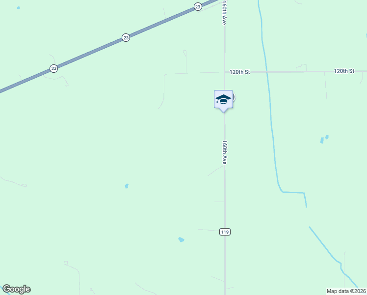 map of restaurants, bars, coffee shops, grocery stores, and more near 11685 160th Avenue in Foreston