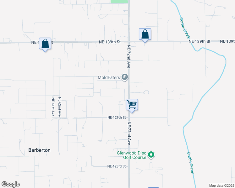 map of restaurants, bars, coffee shops, grocery stores, and more near 13018 Northeast 71st Avenue in Vancouver