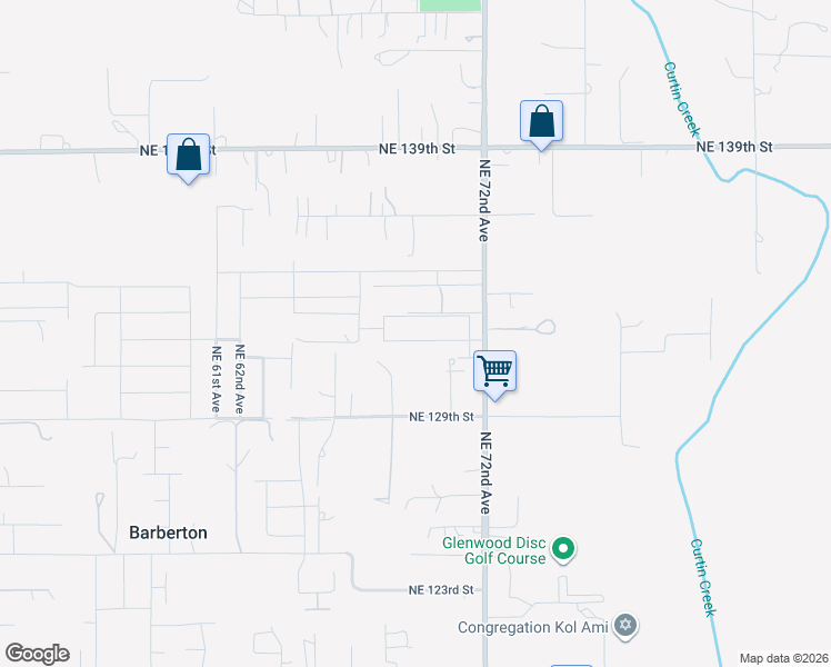 map of restaurants, bars, coffee shops, grocery stores, and more near 6820-6906 Northeast 133rd Street in Vancouver