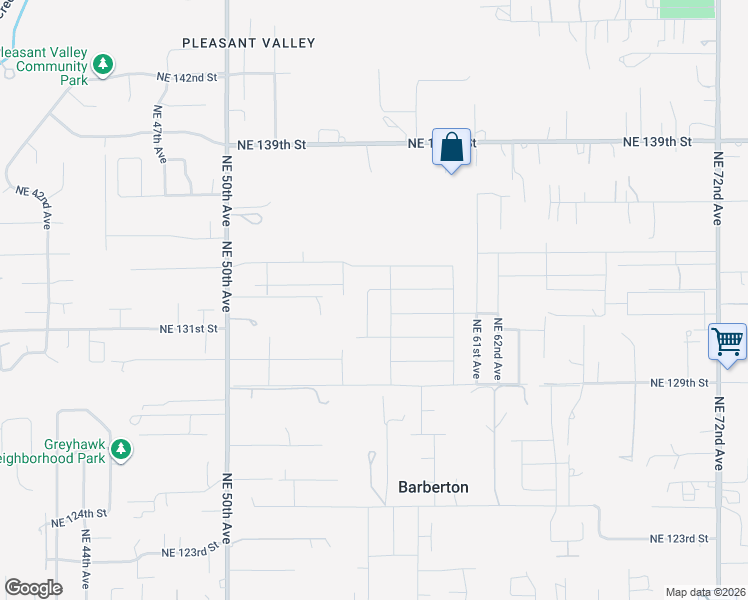 map of restaurants, bars, coffee shops, grocery stores, and more near 13211 Northeast 56th Avenue in Vancouver