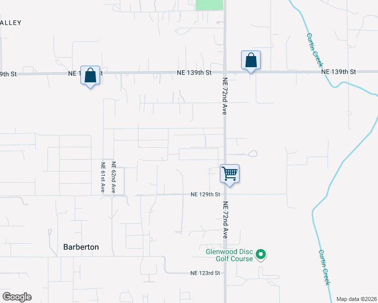 map of restaurants, bars, coffee shops, grocery stores, and more near 6820-6906 Northeast 133rd Street in Vancouver