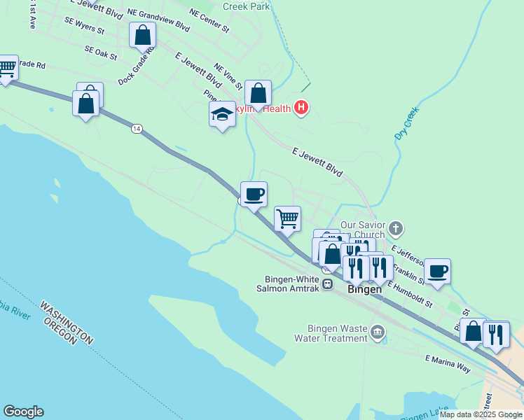 map of restaurants, bars, coffee shops, grocery stores, and more near 706 West Steuben Street in Cook