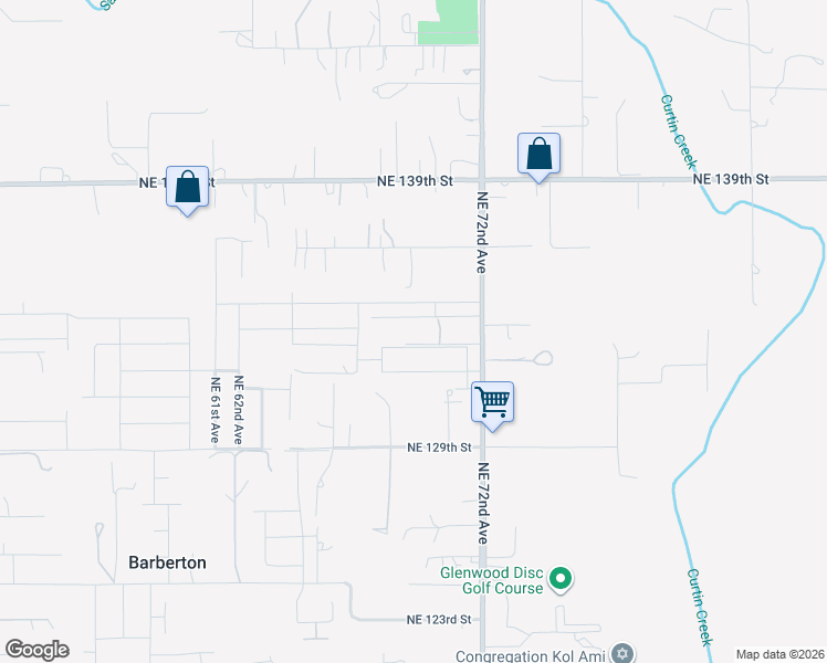 map of restaurants, bars, coffee shops, grocery stores, and more near 6813 Northeast 134th Street in Vancouver