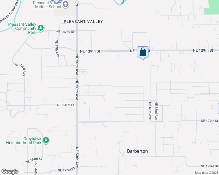 map of restaurants, bars, coffee shops, grocery stores, and more near 5415 Northeast 134th Street in Vancouver
