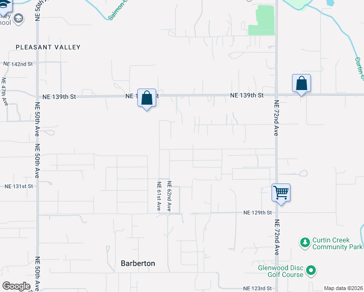 map of restaurants, bars, coffee shops, grocery stores, and more near 6306 Northeast 134th Street in Vancouver