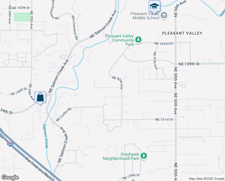 map of restaurants, bars, coffee shops, grocery stores, and more near 4018 Northeast 136th Street in Vancouver
