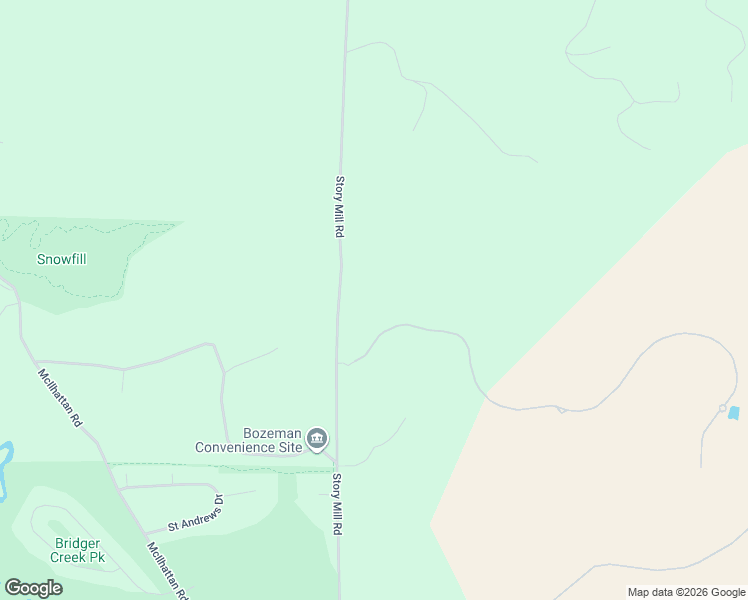 map of restaurants, bars, coffee shops, grocery stores, and more near 1980 Story Mill Road in Bozeman