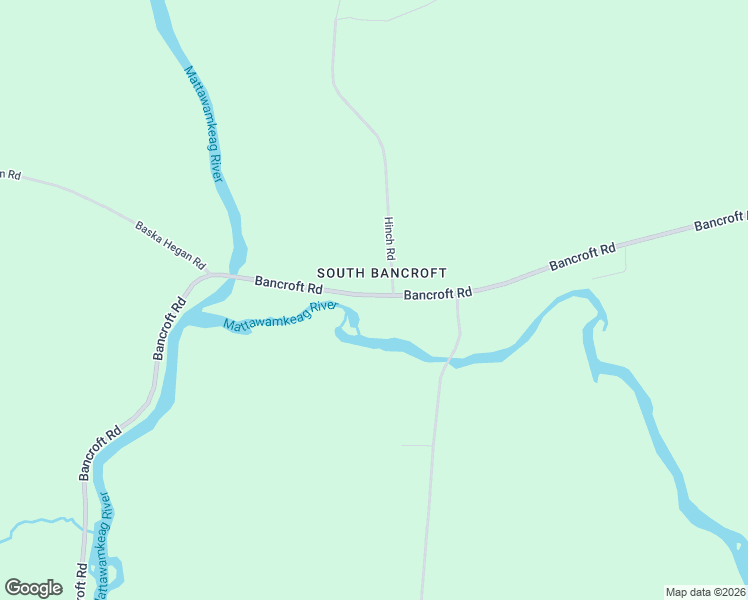 map of restaurants, bars, coffee shops, grocery stores, and more near 16 Hinch Road in Bancroft
