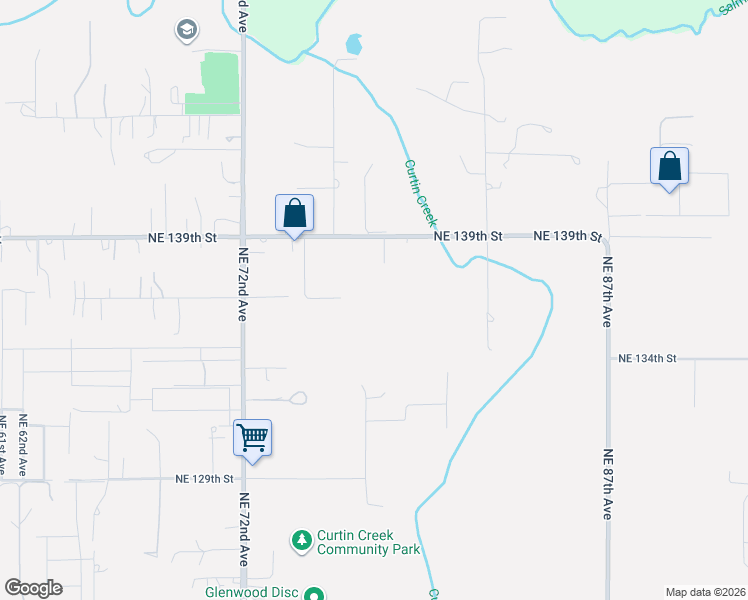 map of restaurants, bars, coffee shops, grocery stores, and more near 7419 Northeast 139th Street in Vancouver