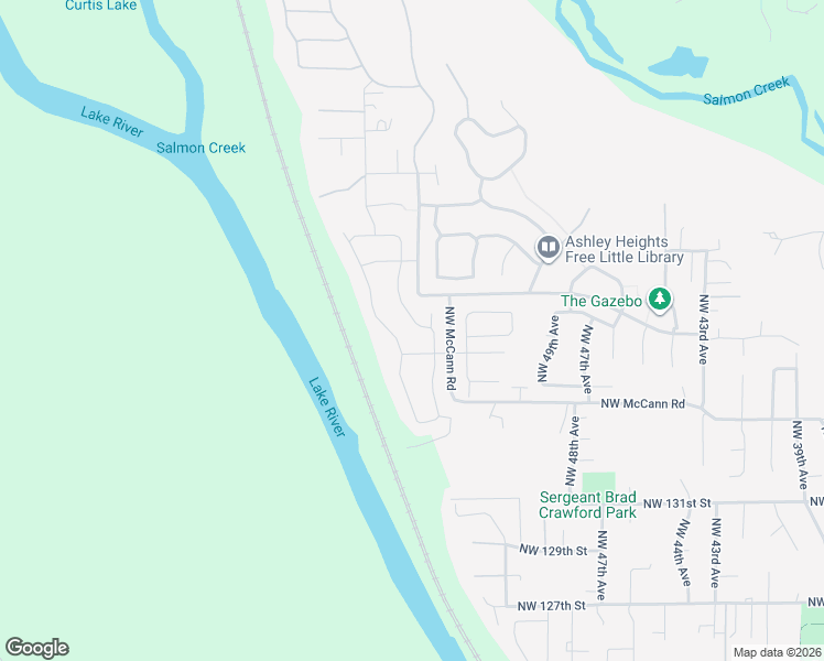 map of restaurants, bars, coffee shops, grocery stores, and more near 5410 Northwest 137th Street in Vancouver