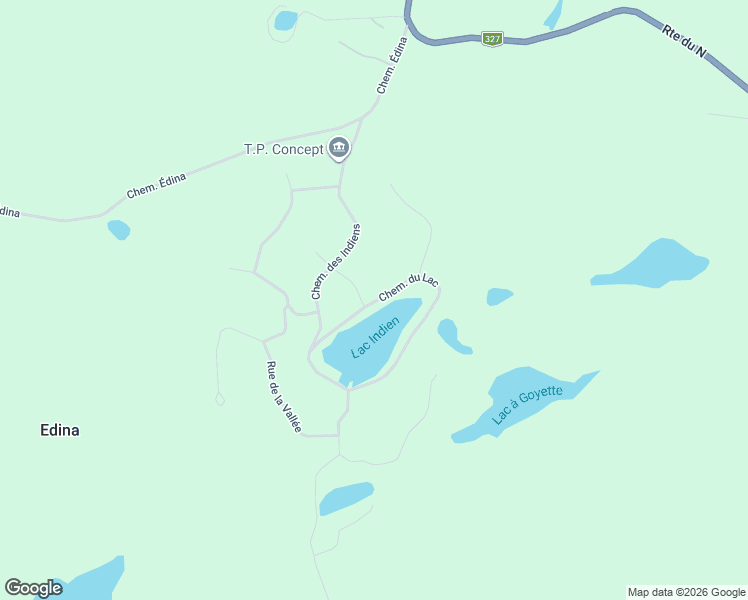 map of restaurants, bars, coffee shops, grocery stores, and more near 16 Chemin du Lac in Brownsburg