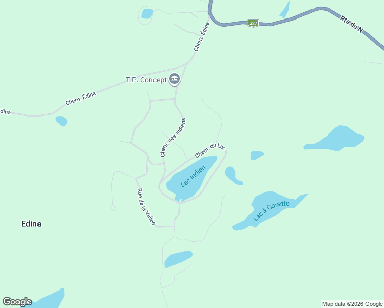 map of restaurants, bars, coffee shops, grocery stores, and more near 16 Chemin du Lac in Brownsburg