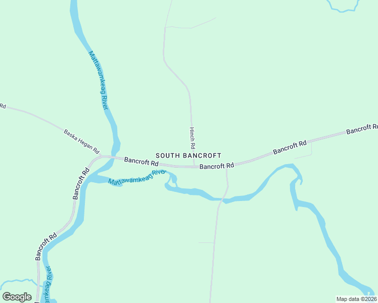 map of restaurants, bars, coffee shops, grocery stores, and more near 16 Hinch Road in Aroostook County