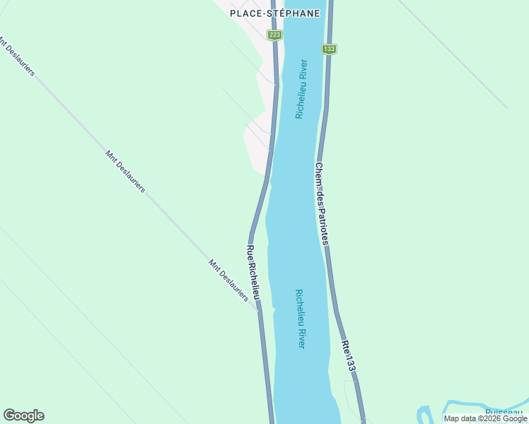 map of restaurants, bars, coffee shops, grocery stores, and more near 1090 Rue Richelieu in Saint-Marc-sur-Richelieu
