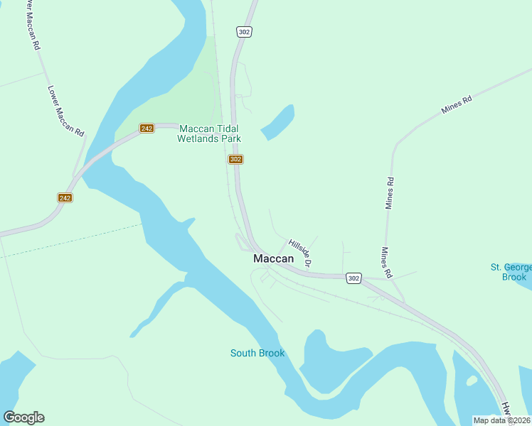 map of restaurants, bars, coffee shops, grocery stores, and more near 75 Hillside Drive in Maccan