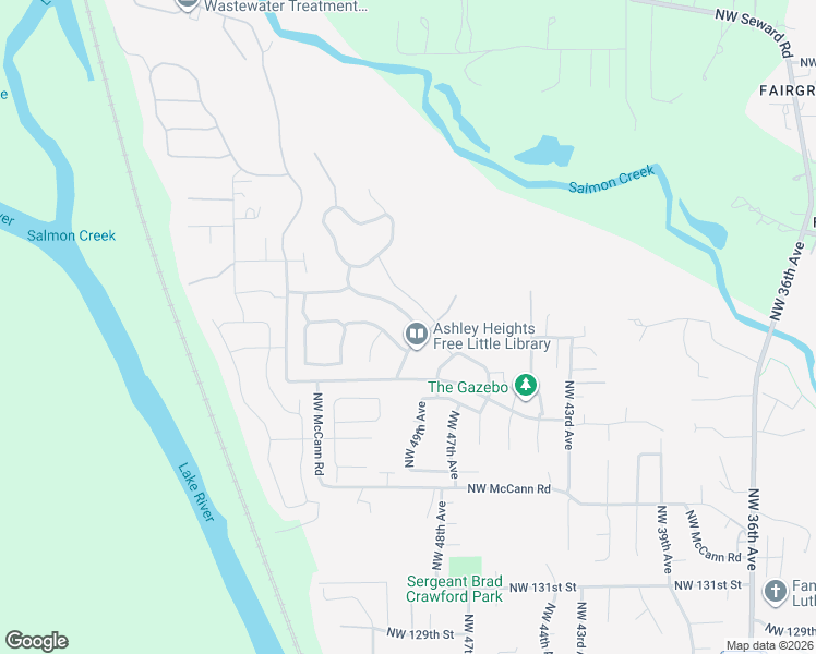 map of restaurants, bars, coffee shops, grocery stores, and more near 5007 Northwest 141st Street in Vancouver