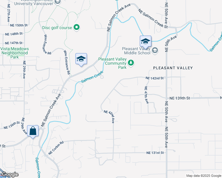 map of restaurants, bars, coffee shops, grocery stores, and more near 4208 Northeast 36th Street in Vancouver