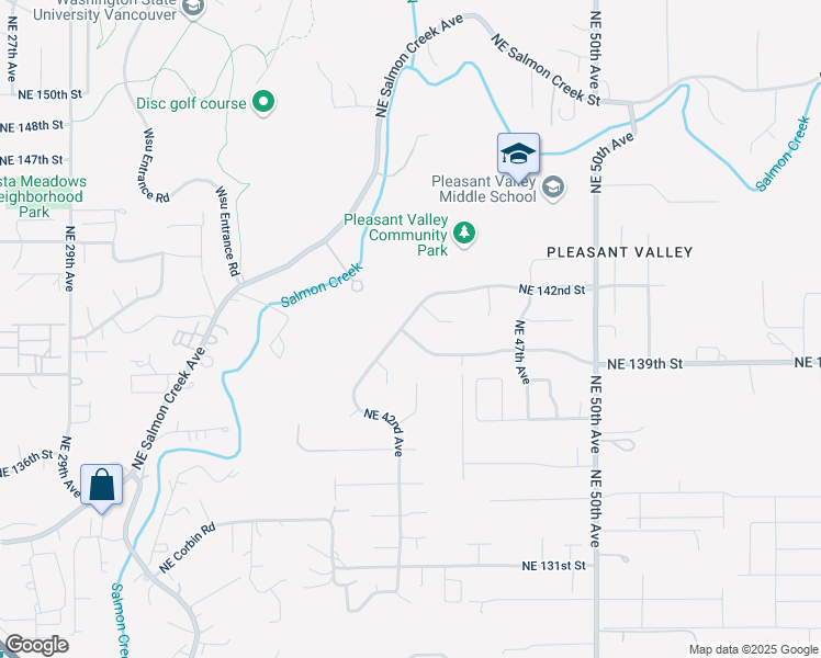 map of restaurants, bars, coffee shops, grocery stores, and more near 4208 Northeast 36th Street in Vancouver