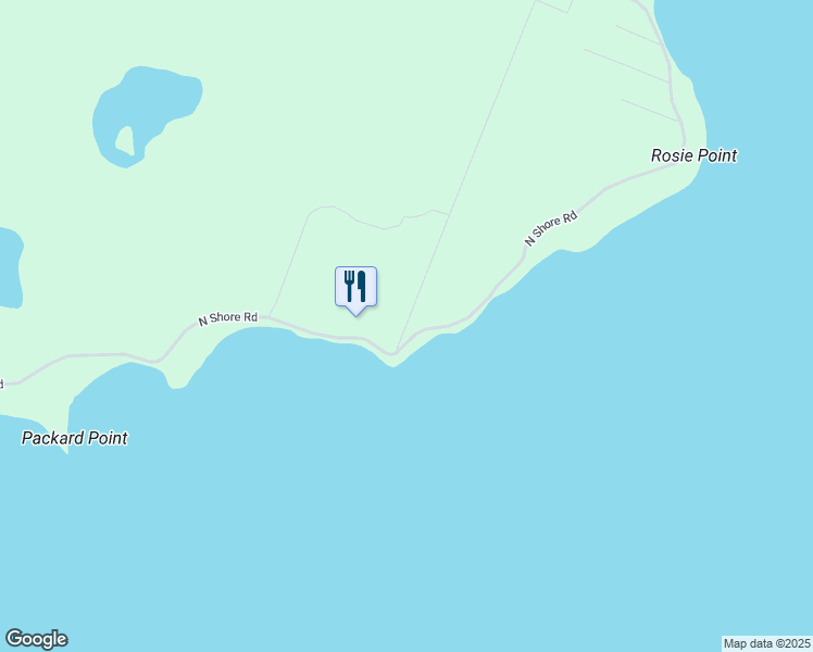 map of restaurants, bars, coffee shops, grocery stores, and more near West Huron Drive in Cheboygan