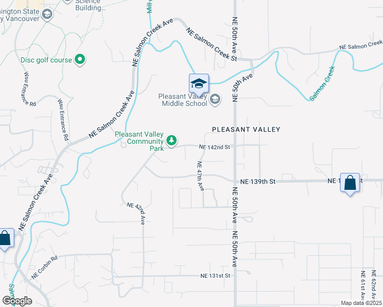 map of restaurants, bars, coffee shops, grocery stores, and more near 4618 Northeast 142nd Street in Vancouver