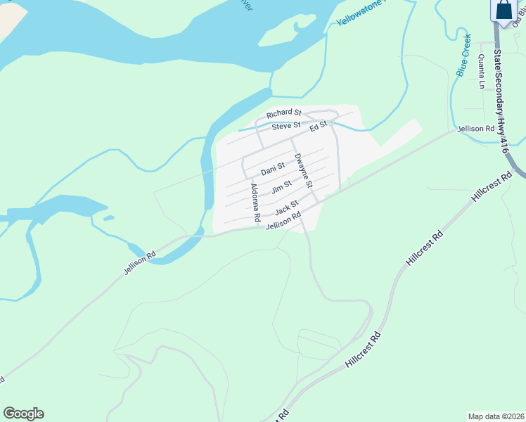 map of restaurants, bars, coffee shops, grocery stores, and more near 132 Jack Street in Billings