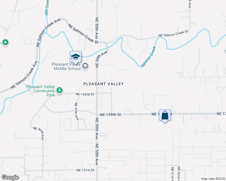map of restaurants, bars, coffee shops, grocery stores, and more near 5202 Northeast 142nd Street in Vancouver