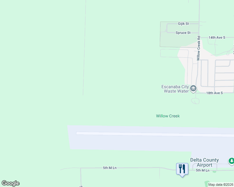 map of restaurants, bars, coffee shops, grocery stores, and more near in Escanaba