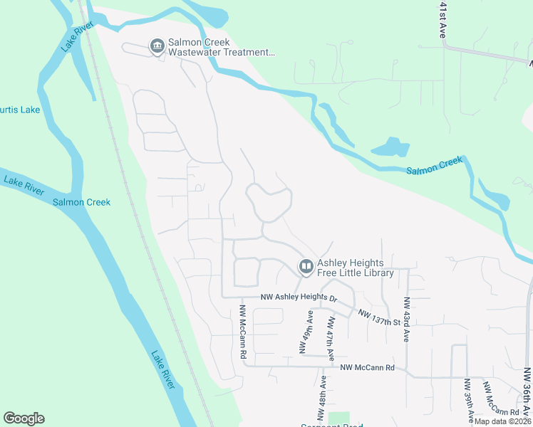 map of restaurants, bars, coffee shops, grocery stores, and more near 14302 Northwest 52nd Avenue in Vancouver