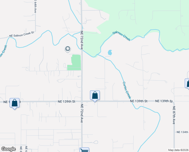 map of restaurants, bars, coffee shops, grocery stores, and more near 14218 Northeast 76th Avenue in Vancouver