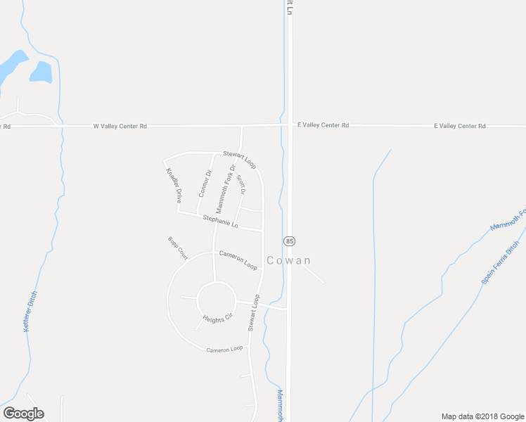 map of restaurants, bars, coffee shops, grocery stores, and more near Stewart Loop in Bozeman