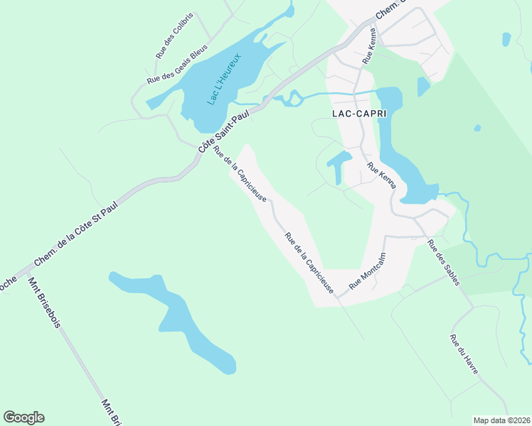 map of restaurants, bars, coffee shops, grocery stores, and more near 124 Rue de la Capricieuse in Saint-Colomban