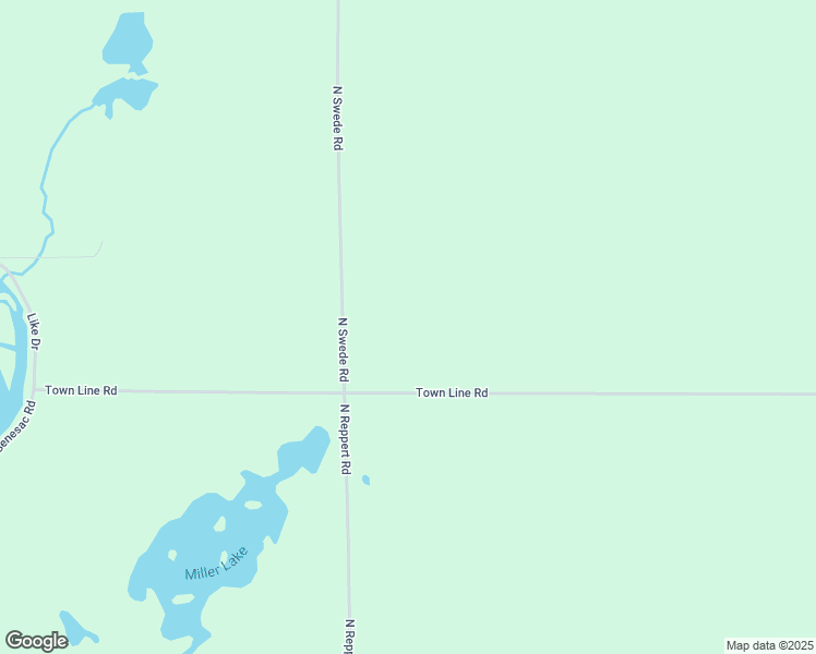 map of restaurants, bars, coffee shops, grocery stores, and more near 10086 Town Line Road in Ojibwa