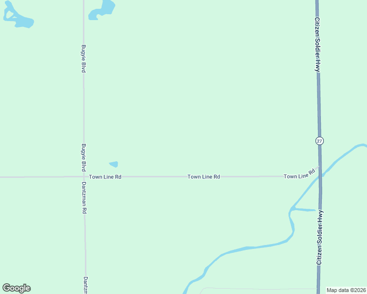 map of restaurants, bars, coffee shops, grocery stores, and more near 8732 Town Line Road in Ojibwa