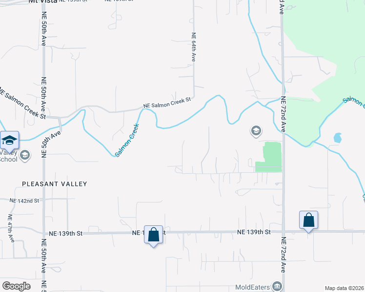 map of restaurants, bars, coffee shops, grocery stores, and more near 14799 Northeast 63rd Court in Vancouver