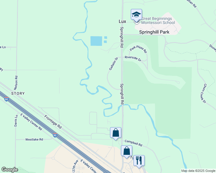 map of restaurants, bars, coffee shops, grocery stores, and more near 113 Gallatin Drive in Bozeman
