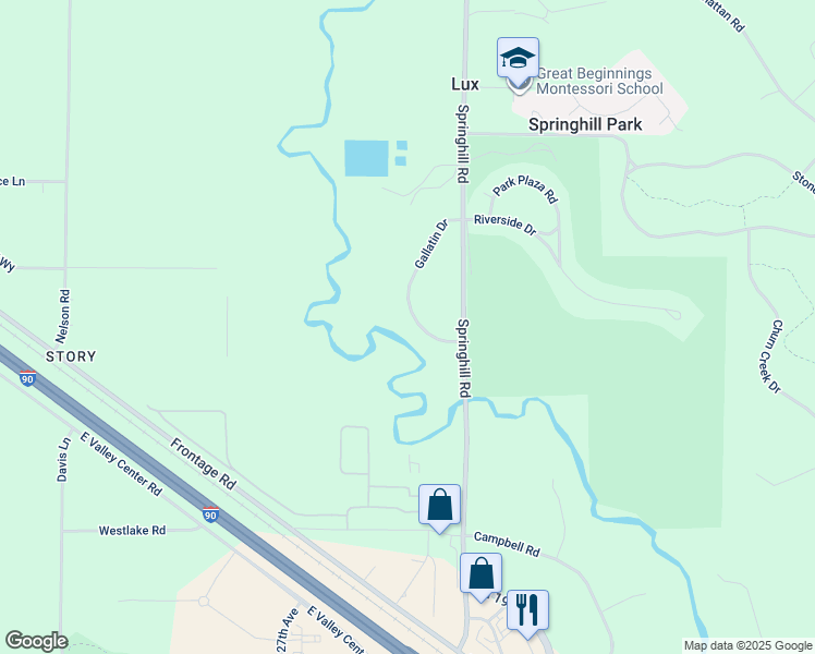 map of restaurants, bars, coffee shops, grocery stores, and more near 113 Gallatin Drive in Bozeman