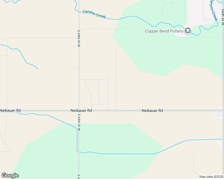 map of restaurants, bars, coffee shops, grocery stores, and more near 2405 South 64th Street West in Billings