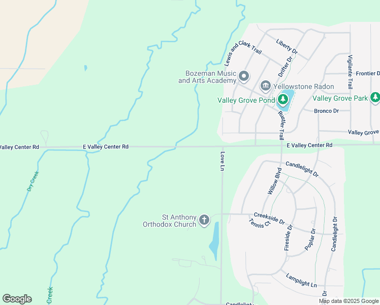 map of restaurants, bars, coffee shops, grocery stores, and more near 1840 E Valley Center Rd in Bozeman