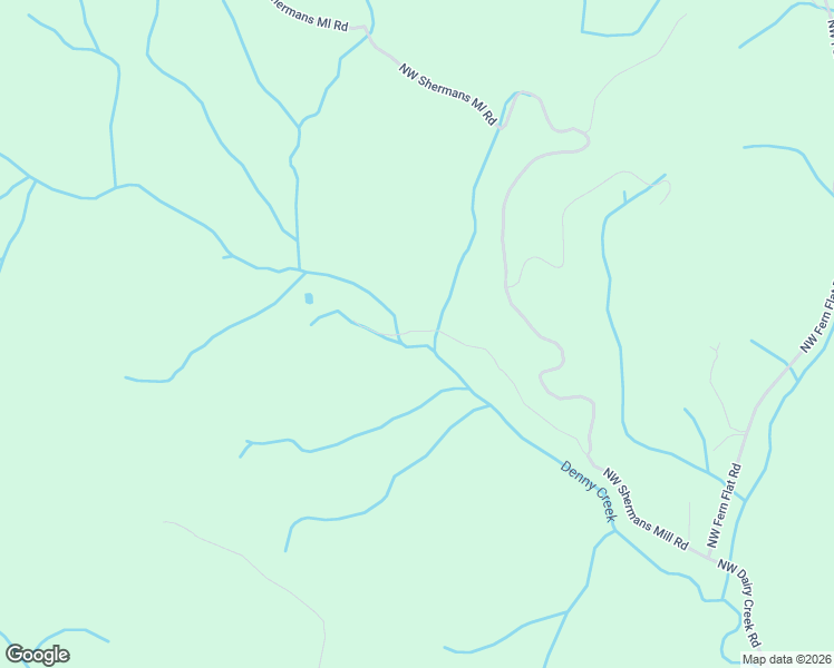 map of restaurants, bars, coffee shops, grocery stores, and more near 39000 Northwest Shermans Mill Road in North Plains